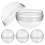 100 bolas rellenables de plástico transparente de 3,2 cm 1