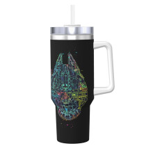 Esquema da Millennium Falcon, Copo Térmico de Aço Inoxidável de 40oz