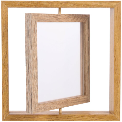 Cadre photo rustique rétro rotatif de table (1 pièce)