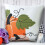 Funda de almohada bordada de Halloween 45x45cm 1