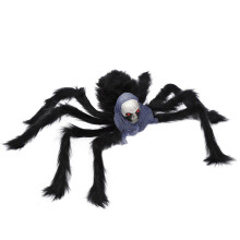 Aranha de pelúcia decorativa de Halloween, 75 cm