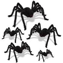 Halloween Spider Decorations 5 Pack Large