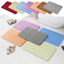 Tapis de bain antidérapant en mousse à mémoire de forme RFUGUG 40 x 60 cm