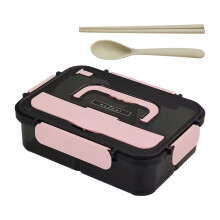 Boîte à lunch Bento en acier inoxydable avec couverts, 1,5 L