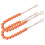 Embrasses de rideau en perles de bois 76 cm x2 1