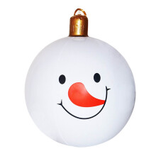 60cm Inflatable Christmas Bell Ball PVC Outdoor Decoration