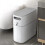8L Slim Trash Can with Pop-Up Lid, Gray 1
