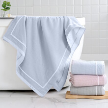 Premium Cotton Hand Towels 75 x 35 cm Blue