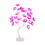 Rose Flower Table Lamp with USB and Battery Power 1