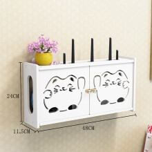Wandgemonteerde routerplank voor wifi-router en tv-accessoires