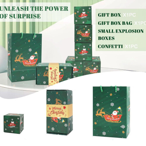 Zestaw prezentowy Surprise Bouncing – 3 elementy, czerwony karton