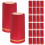 Capsules de vin rétractables en PVC rouge, 60 pièces 1