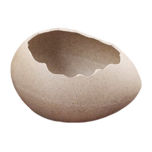 Keramische dessertkom in eierschaalvorm, 7,5 cm