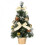 Piccolo albero di Natale artificiale con luci e bambù 1