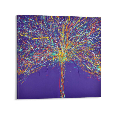 Jackson Pollock – wydruk na płótnie 16x16 cali