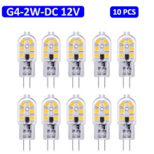 G4LED-lamp 2W DC12V 6000K wit 10-pack