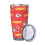 KC Chiefs 600 ml resemugg i rostfritt stål med lock och sugrör 2