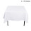 Nappe rectangulaire blanche 145 x 145 cm à 145 x 220 cm 1