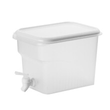 Distributeur de boissons en plastique 2 pièces avec robinet, 1,5 L chacun