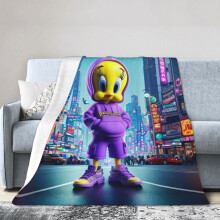 Bugs Bunny Hotel Blanket Ultra Soft Fleece 60x50 Inches