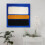 Impression sur toile de Mark Rothko – Blanc Jaune Noir 5