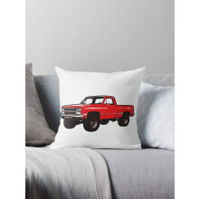 Față de pernă decorativă cu model camion C anii '80, 45x45cm