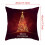 Housse de coussin de Noël pêche (1 pièce) 3