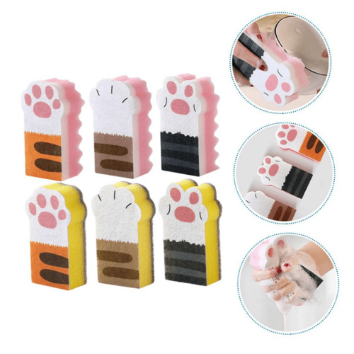 Katttasssvampset – 6-pack, snabbtorkande, återanvändbar 2