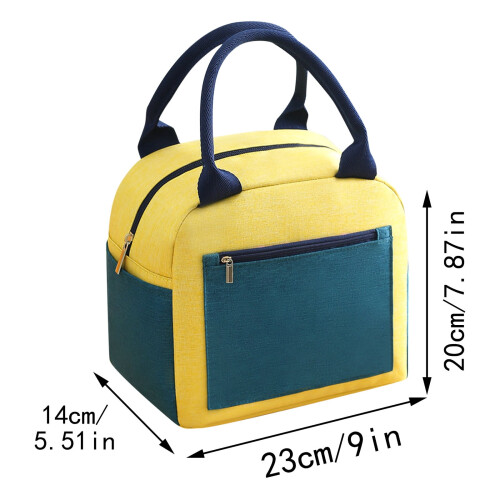 Isolierte Bento-Lunchtasche mit Seitentasche – 1 Stück 2
