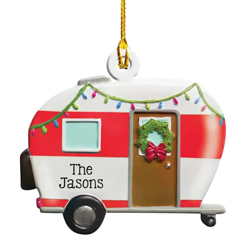 Mini Iron Car Christmas Tree Ornament, 1 piece 2