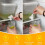 2-delt plastik drikkedispenser med hane, 1,5 l pr. stk. 5