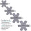 Protections de poêle en silicone grises, lot de 12 3