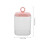 Porte-boules de coton en plastique rose (1 pièce) 2