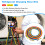 1/4" HVAC-koelmiddelslangen met kogelkranen – 3-pack 3