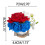 Patriotic Napkin Rings Red Blue Design1Pc 3