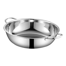 LOVIVER Stainless Steel Hot Pot 30cm No Lid