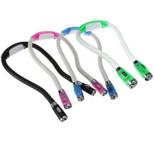 Lampe de lecture de cou LED Meihuida avec bras en mousse souple (4 pièces)