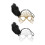 Elegant Spiders Web Mask With Sparkling Rhinestones For-Silver 2