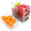 Clear Stackable Fridge Storage Bin - Large Yellow 1