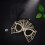 Elegant Spiders Web Mask With Sparkling Rhinestones For-Silver 7