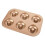 6-Cavity Mini Donut Pan Non-Stick Carbon Steel 1