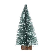 Mini sapin de Noël avec lumières LED, idéal pour une table d'intérieur.