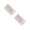 2Pcs ABS Bathroom Toothpaste Holder Wall Mounted Organizer White 3