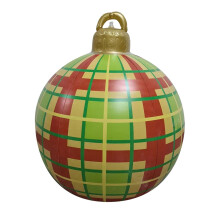 Boule de Noël gonflable géante en PVC de 60 cm - Décoration extérieure