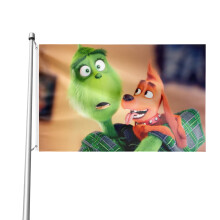 Drapeau extérieur Grinchmas Stole Christmas (60 x 90 cm) double face