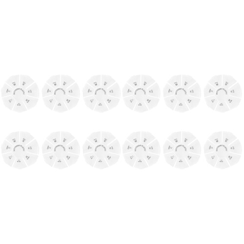 12Pcs White Mini Portable Storage Container Plastic Case for Daily Use 1