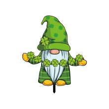 Letreros acrílicos para jardín con estacas para el Día de San Patricio