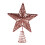 Décoration étoile rose pour sapin de Noël (1 pièce) 1
