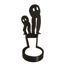 Suporte decorativo para velas de parede, 1 peça