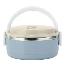 Boîte à lunch isotherme ionze – Ronde, en acier inoxydable isolé